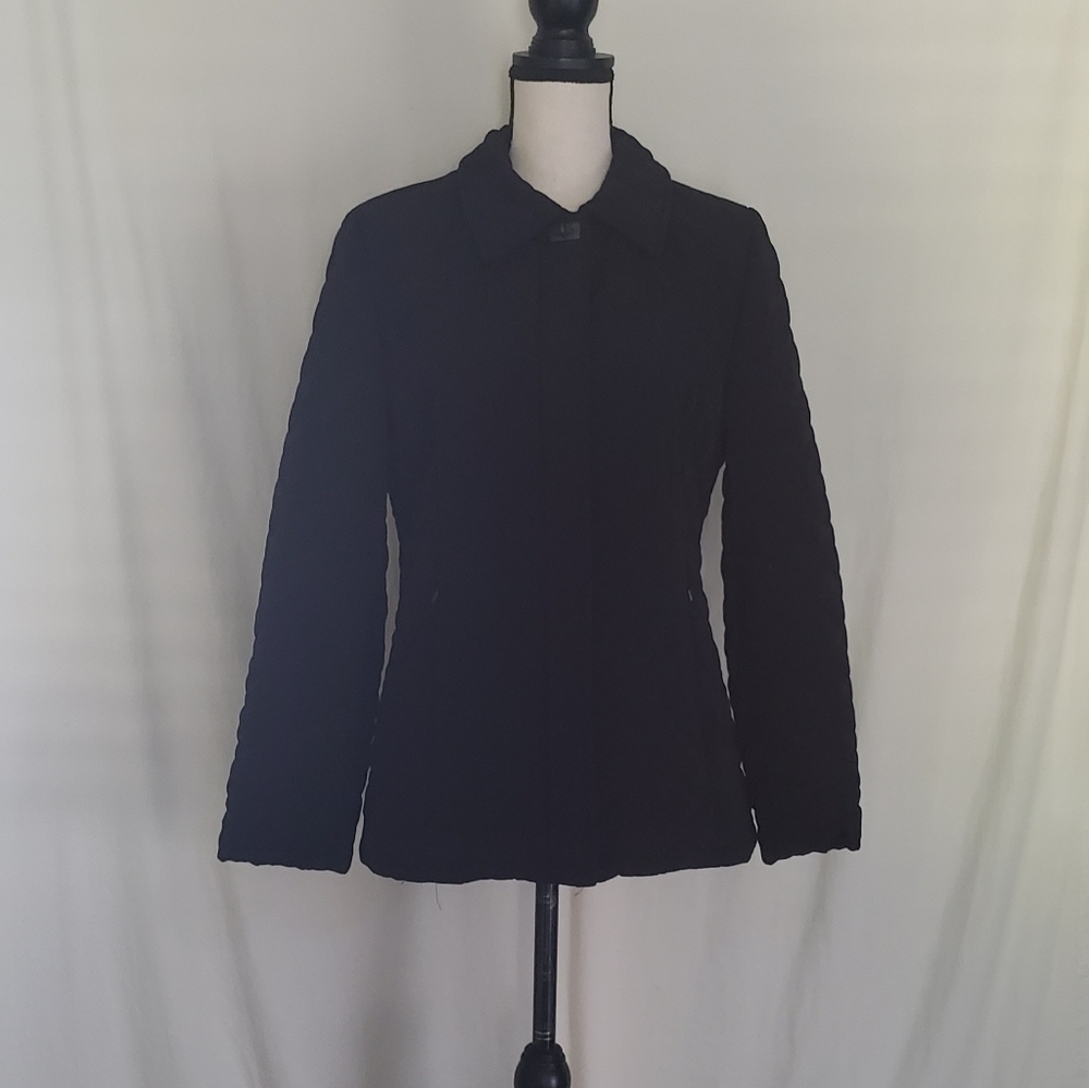 𝅺BLACK Geoffrey Beene Quilted Jacket